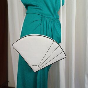 Rare Vintage Safi Fan Shaped Bag, Excellent Condition